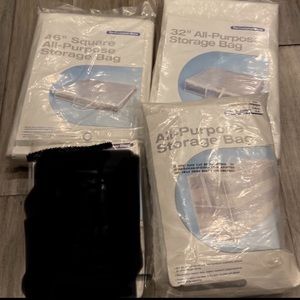 NWT- WILL SPLIT! Set of 3 Container store storage bags